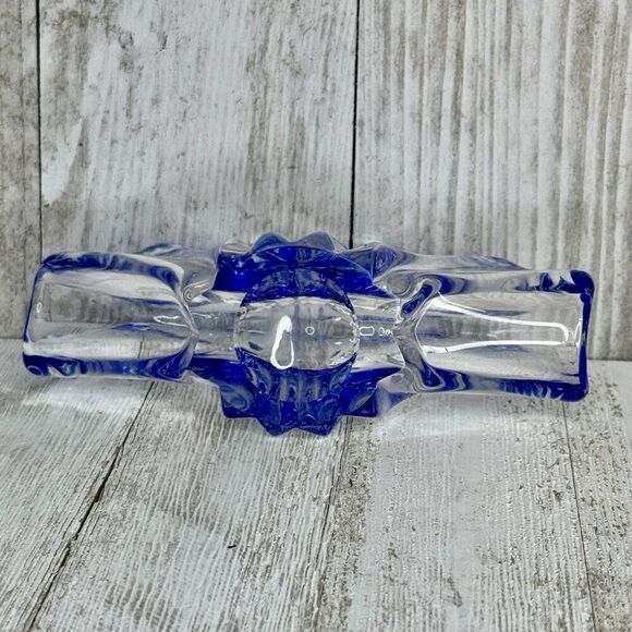 Vintage Violetta Hand Cut 24% Lead Crystal Napkin Holder Letter Holder Poland - Picture 6 of 6